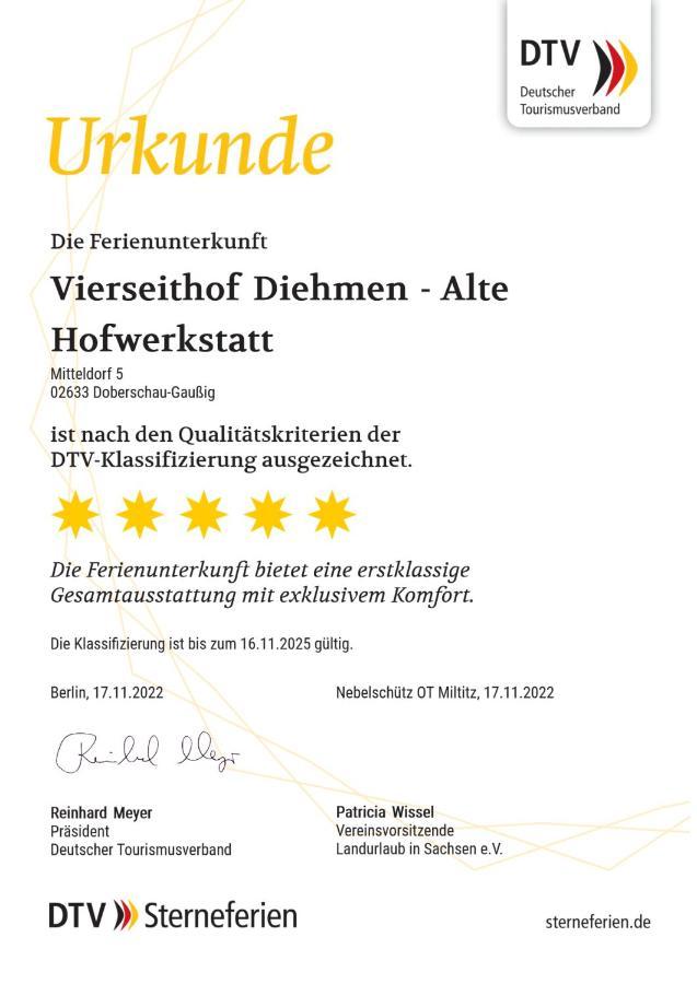 Appartamento Alte Hofwerkstatt Gaußig Esterno foto